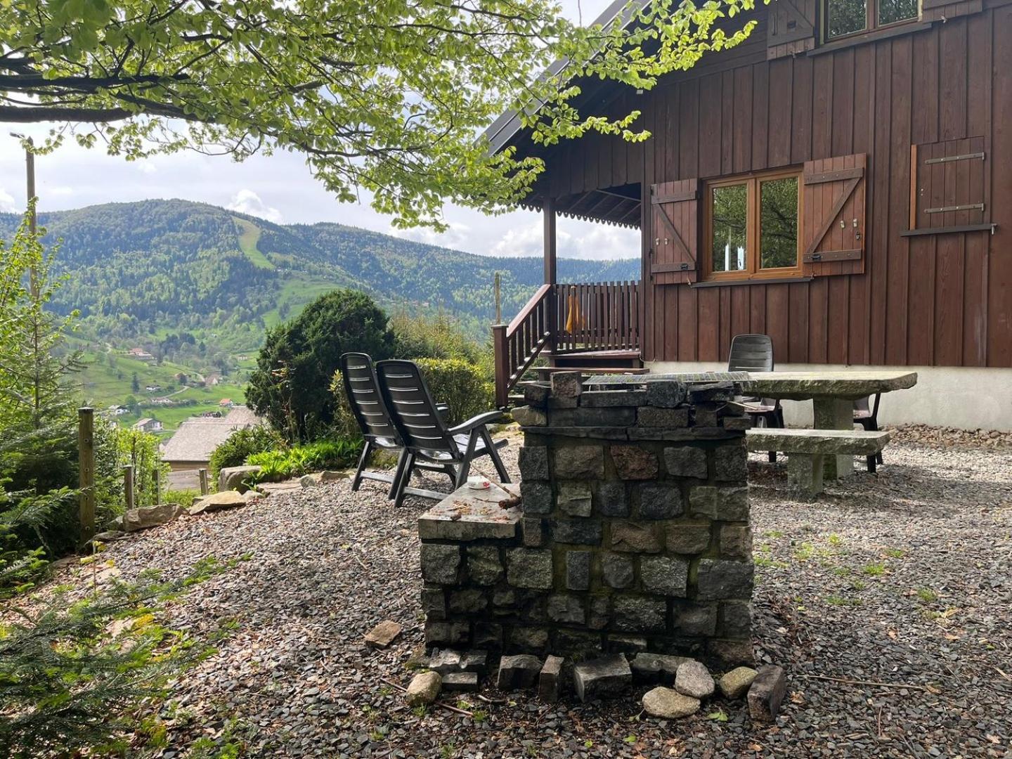 Chalet Bois Vue Panoramique : 2 Logements Et Sauna Бюсан Экстерьер фото
